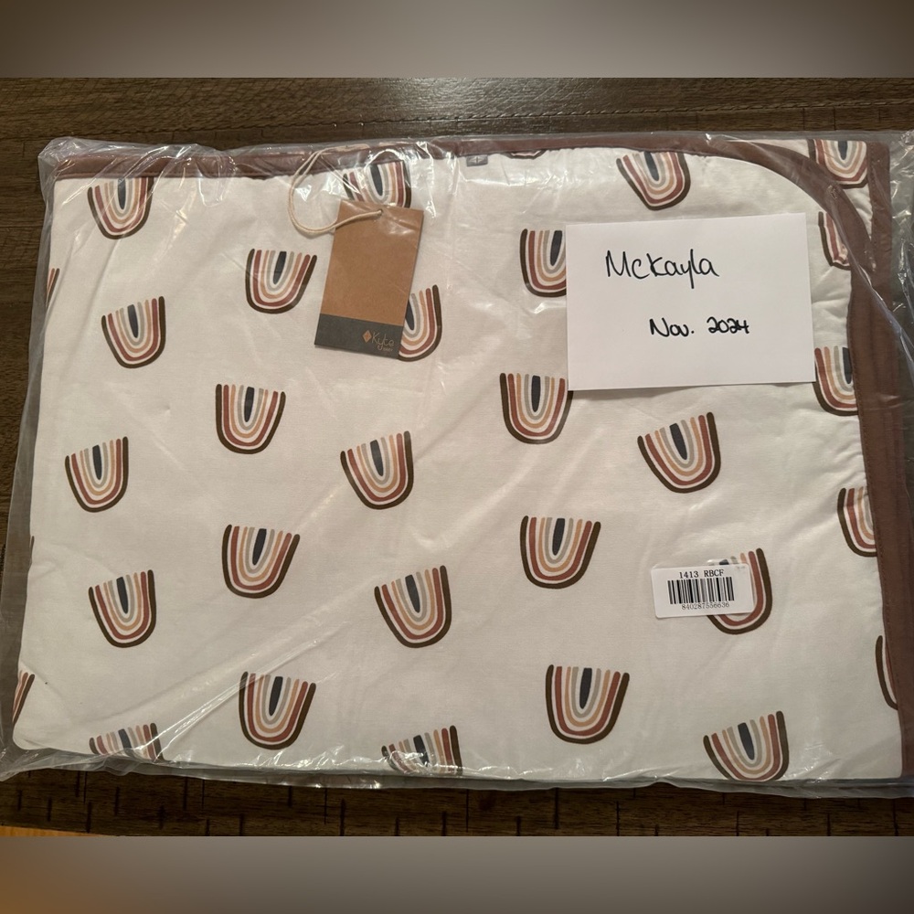 Coffee Rainbow 1.0 TOG Toddler Blanket NIB - Kyte Baby